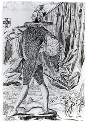 Porträt von George Villiers, 1. Herzog von Buckingham (1592-1628), graviert von Renold Elstrack (1571-ca.1630)